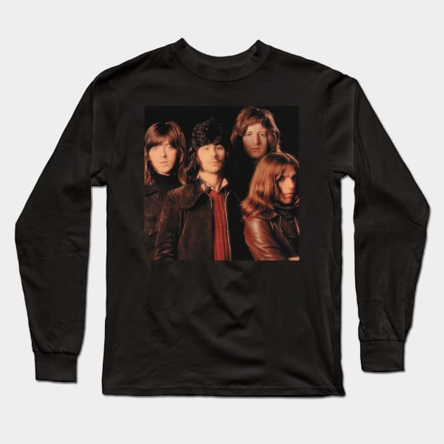 Badfinger Straight Up Portrait Long Sleeve T-Shirt by szymkowski